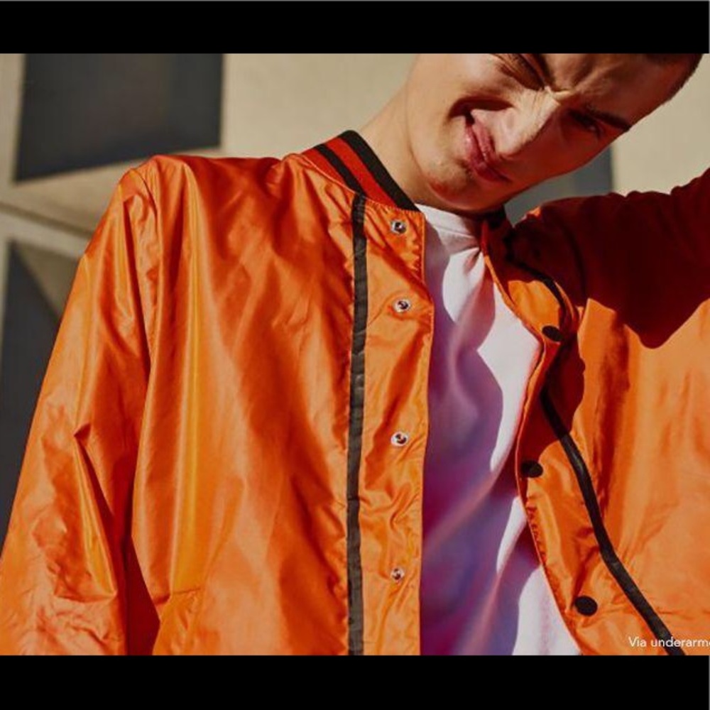 Under Armour Orange Men's Uas Coaches Jacket